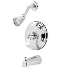 Guarnição de torneira de banheira e chuveiro Kingston Brass KB3631PLT Chrome