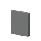 Guarnição Poliestireno 10cm Liso Cinza 40010 Arquitech
