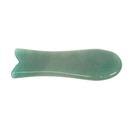 Guasha Placa Pedra Massageadora Facial De Jade Legitima Gold - Modelo Peixe Guasha Placa Pedra Massageadora Facial De Jade Legitima Gold - Modelo Peixe