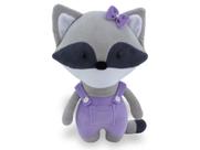 Guaxinim de Pelúcia Plush 30cm Anti-alérgico