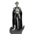 Guerreiro Esqueleto Com Espada Enfeite Decoração Resina 25cm