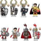 GUERREIROS MEDIEVAIS 8 bonecos minifigures Blocos Montar Lestsgo Melhor presente criativo e educativo