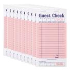 Guest Check Books Stock Your Home Pink (pacote com 10) 500 ingressos