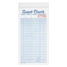 Guest Check Pads Adams, 2 peças, sem carbono, 50 conjuntos, pacote com 10