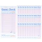 Guest Check Pads Officeva Server Note, pacote 24, 1200 pedidos