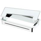 Guia cabo IL2091 em Zamac Cromado 95x44x16mm IL