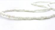 Guia Colar Miçanga Branco Oxalá Umbanda 50cm