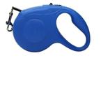 Guia Corrente Retrátil De Pet Pequeno Suporta 7 Kg Azul