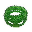 Guia Cristal 147 Contas Verde Cristal 60 cm Umbanda