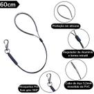 Guia de Contenção Black 60cm Banho e Tosa Veterinario Pet Shop Groomer - Caes e Gatos