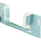 Guia de fundo de porta de bolso deslizante PRIME-LINE N 6566 Steel