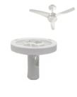 Guia Do Tubo De Plástico Para Ventilador De Teto Mondial Cor:Branco