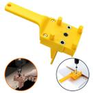 Guia Gabarito para Cavilhas Ajustável Jig Métrico de Furação p/ Brocas de 6 8 10 mm Montadores de Moveis e marcenaria