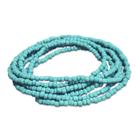 Guia Miçanguinha Azul Claro Yemanjá Proteção Espiritual 50cm