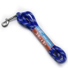 Guia P/ Coleiras 1,5M - Azul Com Listras Brancas