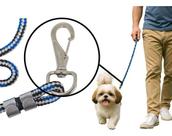 Guia Premium Para Cães E Gatos Resistente Conforto Segurança Branco E Azul Guia Premium Para Cães E Gatos Resistente Conforto Segurança Branco E Azul