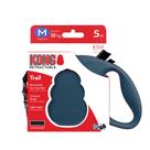 Guia Retrátil Para Cães Até 30kg Kong Trail Azul Medio - 5m