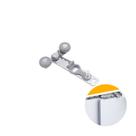 Guia Superior Com Mola 4025 Para Porta de Correr Rometal