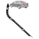 Guia Suporte Do Para-Choque Traseiro Esquerdo New Civic 2007 Até 2011 Guia Suporte Do Para-Choque Traseiro Esquerdo New Civic 2007 Até 2011