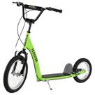Guiador ajustável Kick Scooter Aosom Youth, freios duplos