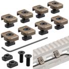 Guias de cabos Guardtier CGM909 M-LOK, pacote com 8, Earth Tan Guias de cabos Guardtier CGM909 M-LOK, pacote com 8, Earth Tan