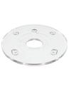 Guias do Palm Router Subbase Bosch PR110 para RA Threaded Templet Guias do Palm Router Subbase Bosch PR110 para RA Threaded Templet