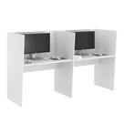 Guiche de Trabalho 2 Lugares Grecia Branco