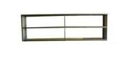 Guichê Passa-Pratos Inox 430 Fritomaq 120x30 4 Divisões