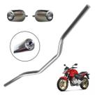 Guidão Com Pesinho Cb Twister 2009 a 2015 / Cb 300 2004 a 2008 Cromado Rosca Moto Pilotagem Guidão Com Pesinho Cb Twister 2009 a 2015 / Cb 300 2004 a 2008 Cromado Rosca Moto Pilotagem