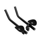 Guidão De Alumínio Aero TT Clip-On Para Triatlo, MTB E Bicicleta De Estrada Com Extensão