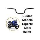 Guidão Factor Ano 2022 Em Diante Com pezinho Preto Fosco Leve Guidão Factor Ano 2022 Em Diante Com pezinho Preto Fosco Leve