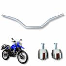 Guidão Kit Tenerê XTZ 250 Crosser 250 Lander 250 Cinza Pezinhos Alta Resistência