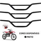 Guidão Off Road Preto Para Crf 230 250 Xre 300 Tornado Uso Universal Modelo Original Guidão Off Road Preto Para Crf 230 250 Xre 300 Tornado Uso Universal Modelo Original