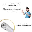 Guidão Original Para Moto Titan Fan 125 150 2004 2013 Com Rosca Lateral Para Peso
