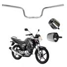 Guidão YBR 125 2001 a 2015 e Factor com Peso PCX e Pesinho para Moto Rosqueado Guidão YBR 125 2001 a 2015 e Factor com Peso PCX e Pesinho para Moto Rosqueado