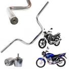 Guidão Ybr 125 2001 ate 2015 Factor Yamaha Com Peso Pcx Pesinho Moto Rosca