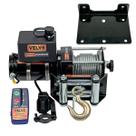 Guincho Elétrico 12v 3000lbs 1360kg VELVE GV3000A + Controle Sem Fio + Placa Fixação