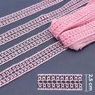 Guipir Entremeio 2,50 cm Rosa Ref. 432792 13,7 Metros - Círculo