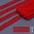 Guipir Entremeio 2,50 cm Vermelho Ref. 432792 13,7 Metros - Círculo