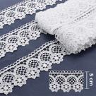 Guipir Flor 5,00 cm Branco - Ref. 432776 13,7 Metros - Círculo