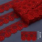 Guipir Flor 5,00 cm Vermelho - Ref. 432776 13,7 Metros - Círculo Guipir Flor 5,00 cm Vermelho - Ref. 432776 13,7 Metros - Círculo