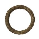 Guirlanda Aramada Artesanal Palha Aro 35cm p/ Arranjo e Deco Guirlanda Aramada Artesanal Palha Aro 35cm p/ Arranjo e Deco