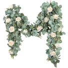 Guirlanda artificial de eucalipto Ouddy Decor 2m com flores