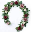 Guirlanda de flores artificiais PONATIA 1,5 m Borgonha Dusty Rose Guirlanda de flores artificiais PONATIA 1,5 m Borgonha Dusty Rose