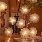 Guirlanda De Luzes De Fada LED De Fibra Óptica De 2/3M a Pilha Para Decoração De Natal E Ano Novo Guirlanda De Luzes De Fada LED De Fibra Óptica De 2/3M a Pilha Para Decoração De Natal E Ano Novo