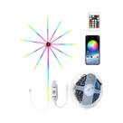 Guirlanda De Luzes LED RGBIC Bluetooth USB Com Sincronização Musical Para Decoração De Quarto,