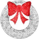 Guirlanda de Natal Best Choice Products, pré-iluminada, 48 polegadas ao ar livre Guirlanda de Natal Best Choice Products, pré-iluminada, 48 polegadas ao ar livre