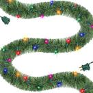 Guirlanda de Natal Biswing 4,5 m com 35 luzes multicoloridas em PVC Guirlanda de Natal Biswing 4,5 m com 35 luzes multicoloridas em PVC