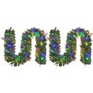 Guirlanda de Natal HOYECHI Pré-iluminada 2 unidades de 2,7 m com 50 Luzes LED