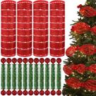 Guirlanda de Natal Jutom - 4 Rolos de Fita de 25cm x 9m